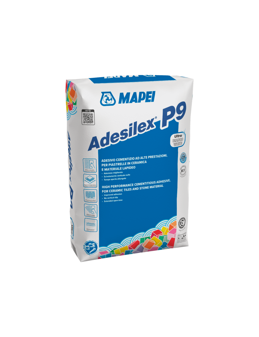 Adesilex P9 Mapei / Bianco / 25 kg / c2te