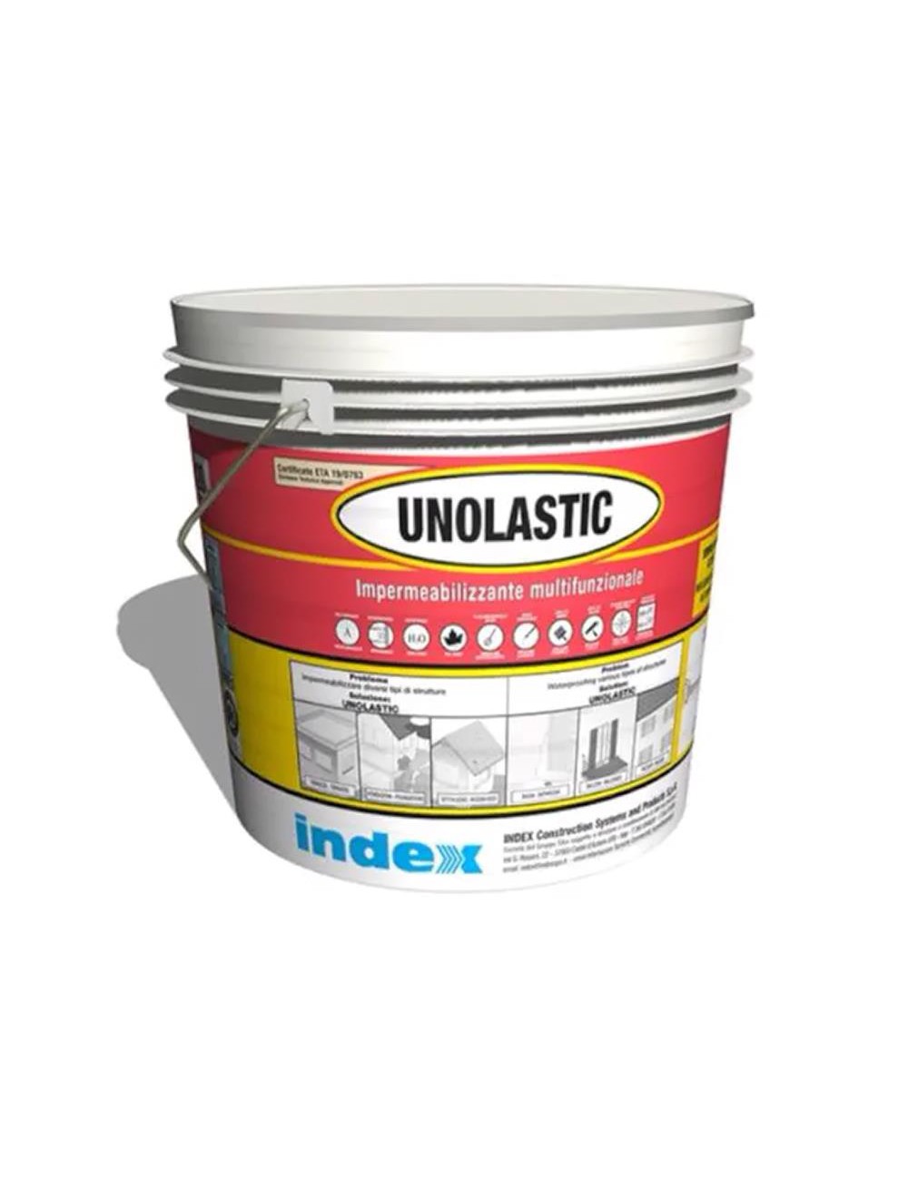 Unolastic Index / Nero / Antiradice / 5 kg