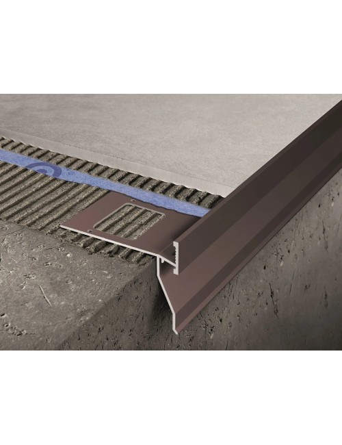 Proterrace Drain FDP / Profilo Gocciolatoio / Testa di moro / 2,7 ml / H.75 mm / SP.10