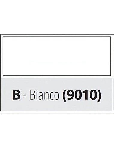 Proterrace DOUBLE DRIP / Profilo gocciolatoio / Alluminio Bianco / 2,7 ml / SP 10 mm