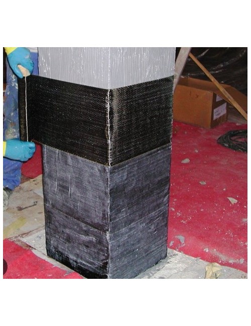 SikaWrap 300c / Tessuto Fibra di Carbonio / 300 gr/mq / H 0,30 x 50 ml