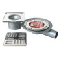 Chiusino Sifonato PP 100x100 / con Griglia Inox Chiusino Sifonato PP 100x100 / con Griglia Inox