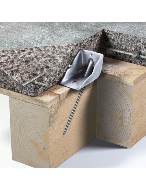 Connettori LECA per legno vite L.160 mm. CENTRO STORICO