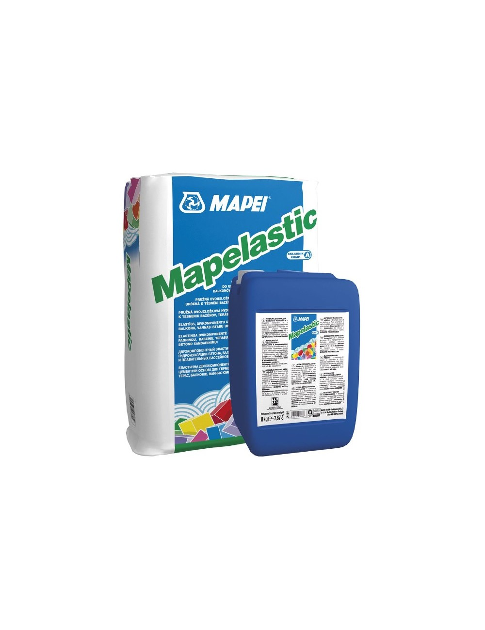 Mapelastic Mapei / 32 kg ( sacco 24 kg + tanica 8kg )