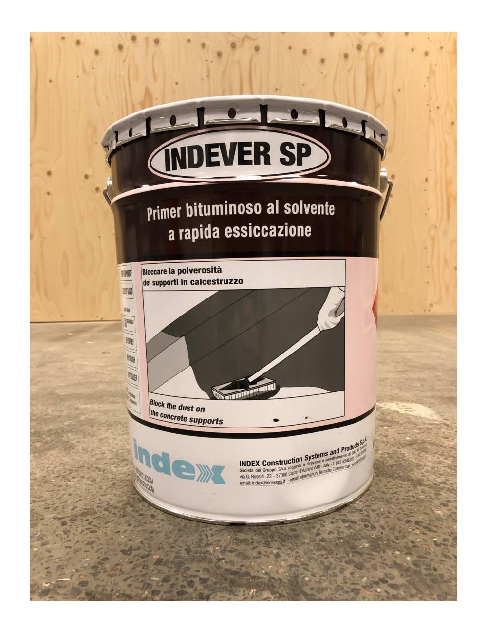 Primer bituminoso index lt.20 indever sp Primer bituminoso index lt.20 indever sp