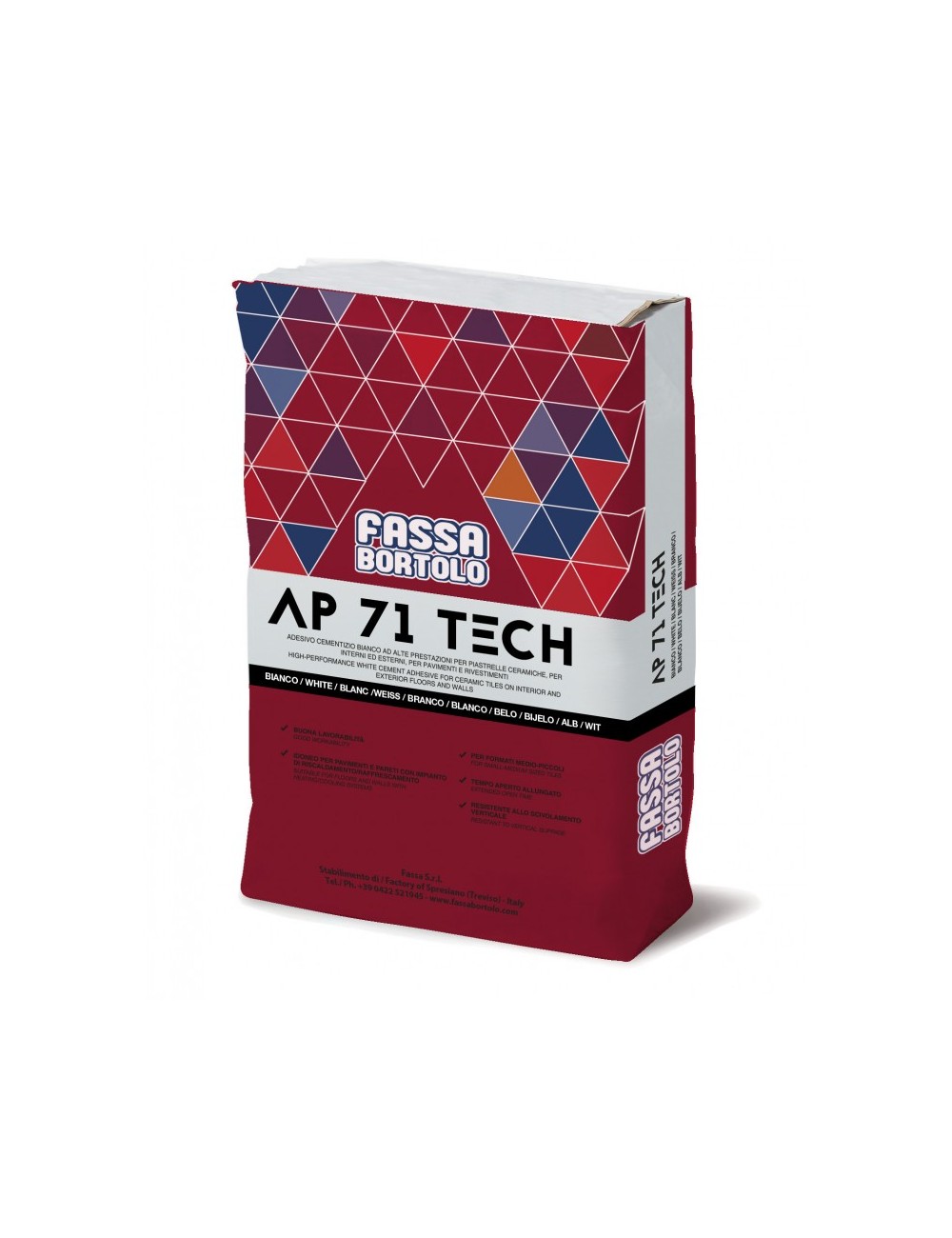 AP71 Collante Fassa / 25 kg / Grigio / c2te