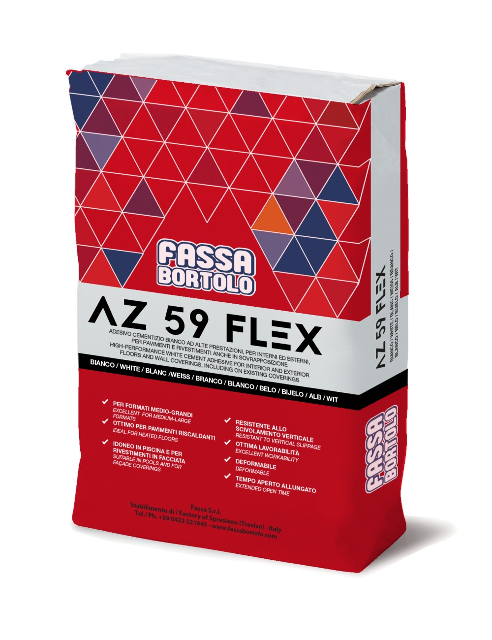 AZ59 Flex Collante Grigio Fassa c2tes1