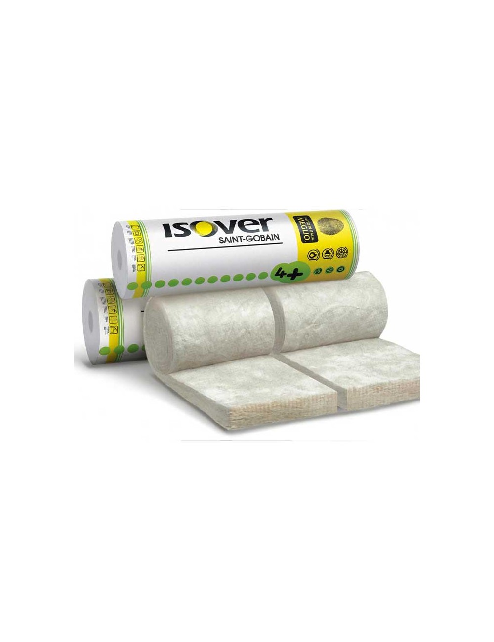 Lana vetro ISOVER CLIMCOVER ROLL ALU / rotoli con alluminio / spessore 5 cm