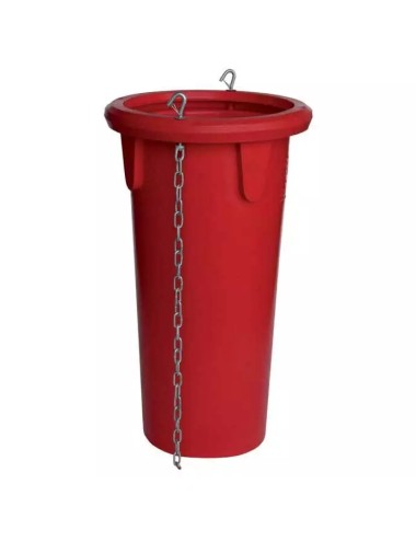 SCIVOLO PER DETRITI ROSSO e BLU D.70 H.105