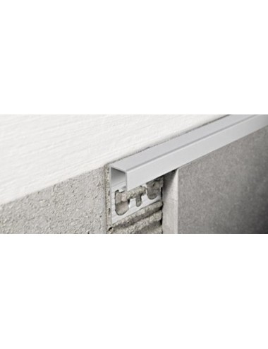 Jolly quadro h.10 alluminio brillantato lucido argento l.2,7 PROJOLLY PJQSBC10