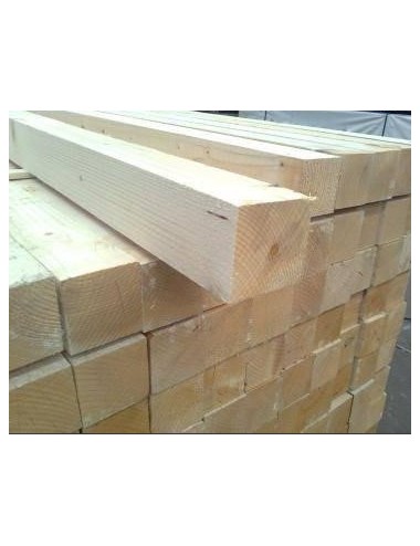 Murali abete essiccati / listello grezzo /  cm.10x10 / lunghezza 4 metri