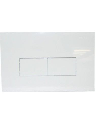 Placca per cassetta incasso ECOPUCCI /  bianco lucido / spessore 4 .7 mm