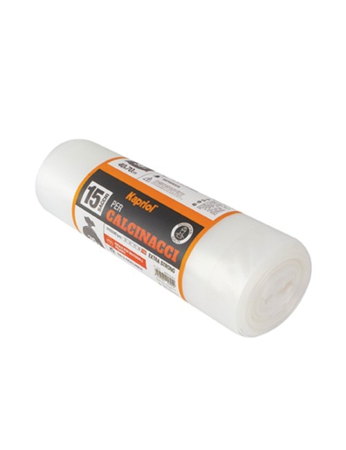 Sacchi per calcinacci kapriol litri 35 confezione da 15 pz