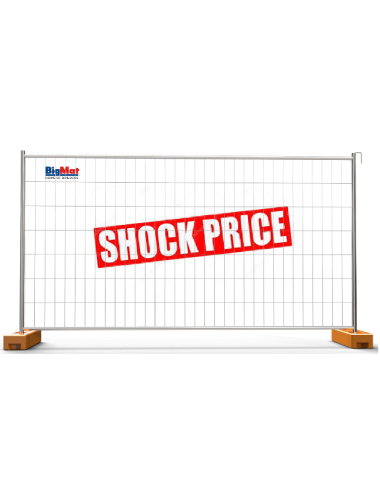 Recinzione mobile da cantiere 3500x2000 BIGMAT senza basamenti