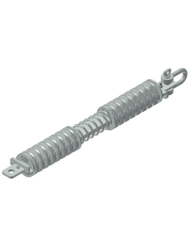 Dissipatore per linea vita con indicazione di tensione