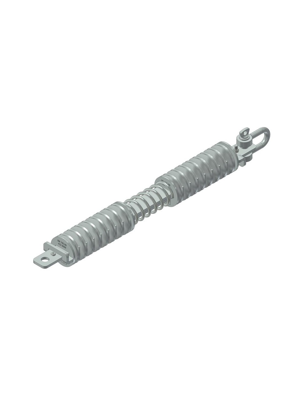 Dissipatore per linea vita con indicazione di tensione