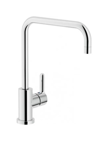 Miscelatore Lavello canna girevole quadro ABC  Cromo Nobili