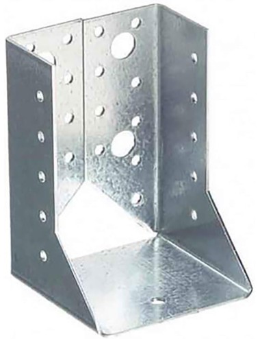 Scarpa d'ancoraggio con ali interne 80x120 mm / zincate