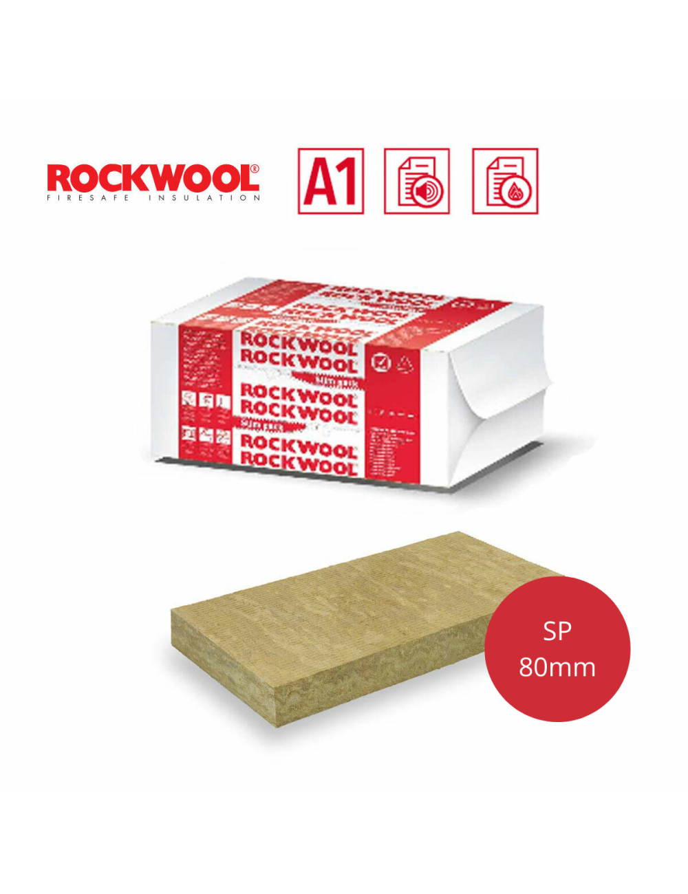 Lana Roccia Acoustic 225 Plus / sp. 80 / ds.70 kg/mc / 60x120 Lana Roccia Acoustic 225 Plus / sp. 80 / ds.70 kg/mc / 60x120