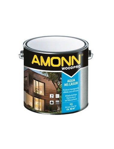 Amonn aqua ms lasur / cera Impregnante satinata / incolore / 2,5 lt