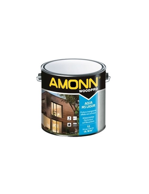 Amonn aqua ms lasur / cera Impregnante satinata / incolore / 2,5 lt