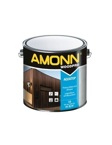 Amonn aquatop  / cera Impregnante lucida / incolore 00 / 2,5 lt / base acqua