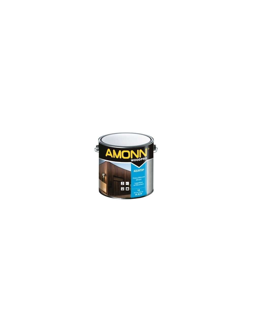 Amonn aquatop  / cera Impregnante lucida / incolore 00 / 2,5 lt / base acqua