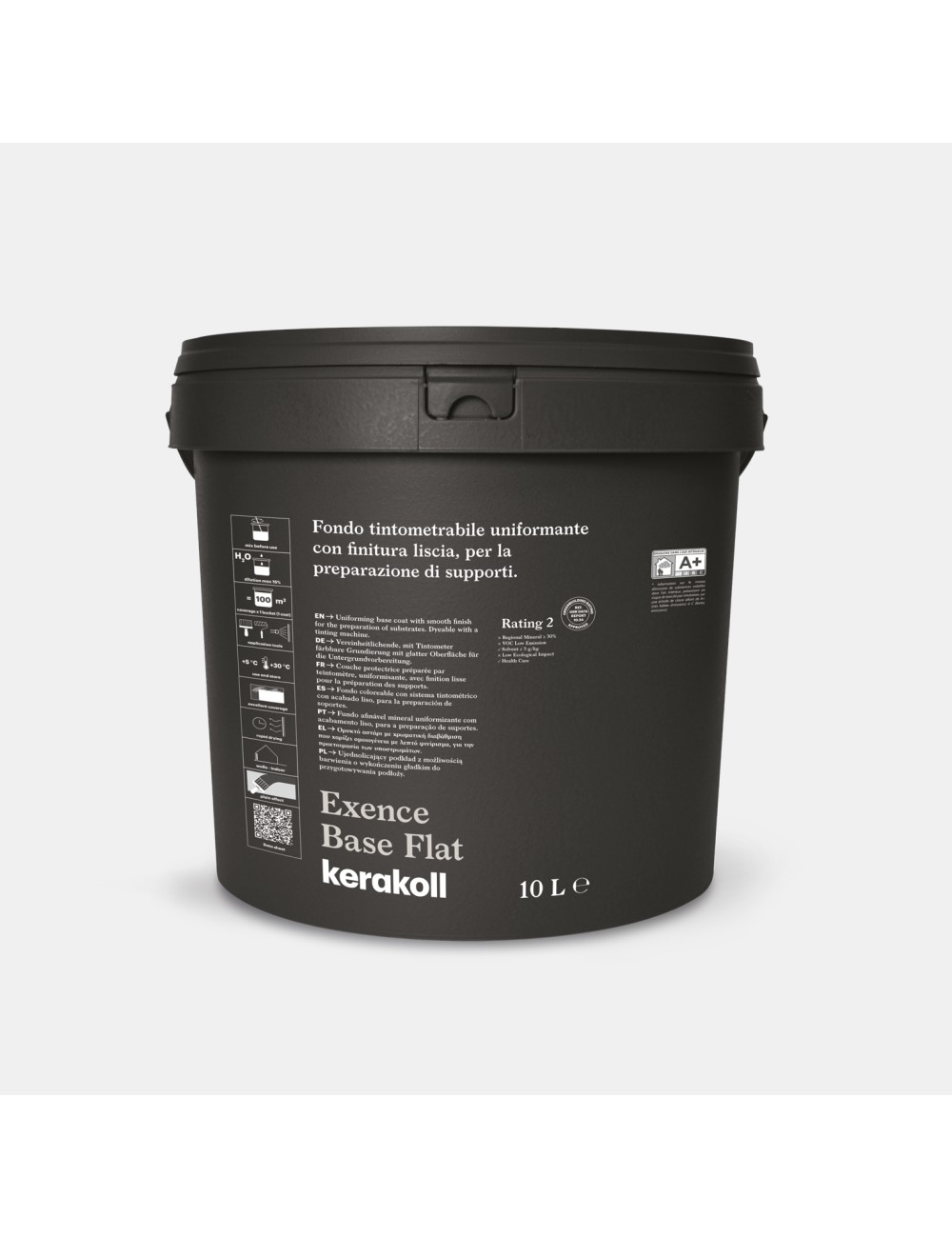Exence base flat fondo per interni lt.4  kerakoll
