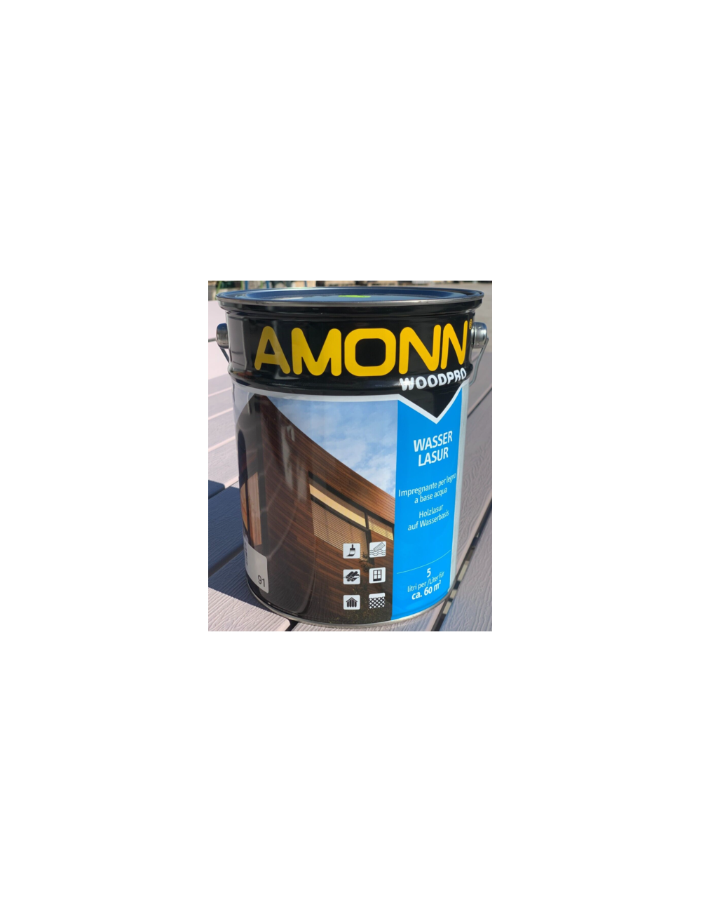 Amonn Wasserlasur Impregnante / Noce chiaro / 5lt