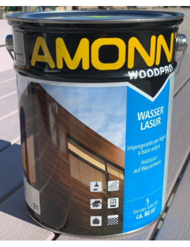 Amonn Wasserlasur Impregnante / Bianco coprente / 5lt