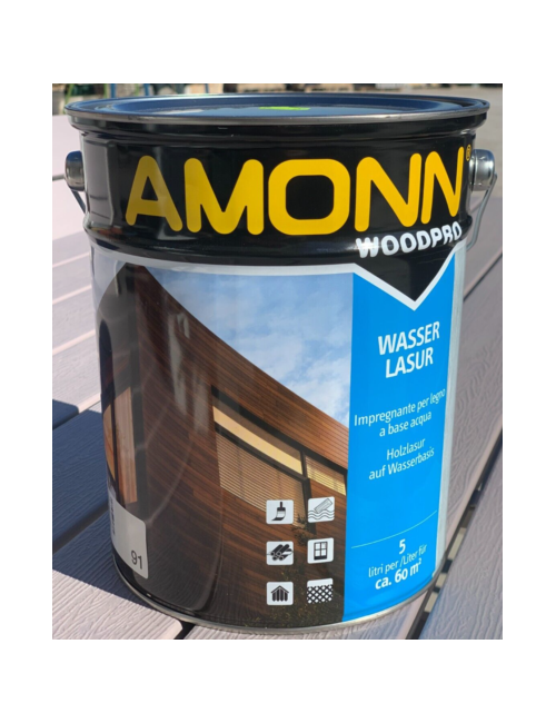 Amonn Wasserlasur Impregnante / Bianco coprente / 5lt