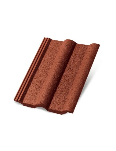 Tegola wierer cemento / doppia romana / rossa granigliata