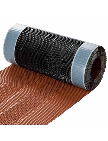 Sottocolmo a rotoli microtech 400/50 rosso tegola / adesivo butilico da 5cm