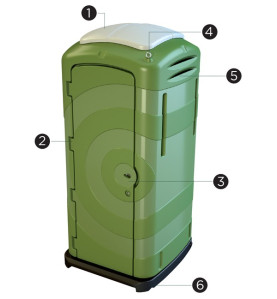 bagno da cantiere con wc e lavabo