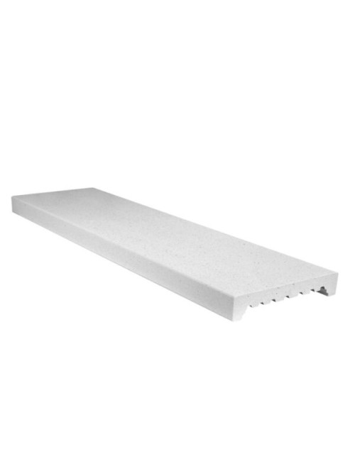 Coprimuro in cemento / superlevigato / 11,5x100 / grigio perlato