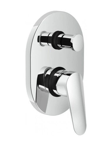 Blues mix doccia incasso con deviat. cromo nobili