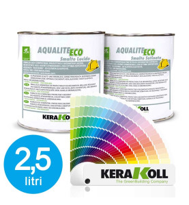 Aqualite / smalto lucido all'acqua bianco lt 2,5