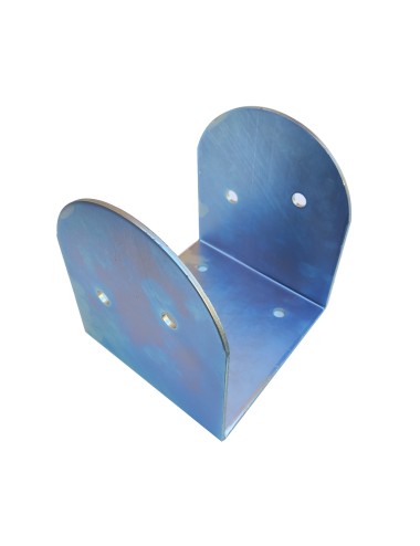 Piastra portapilastro zincato / 101x60x150mm / per legno lamellare