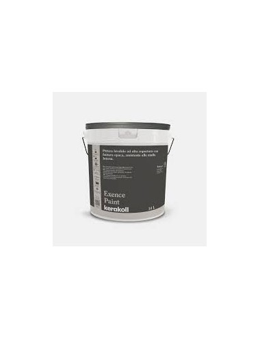 Exence paint white KERAKOLL / BC/MB/ 14 LT. / pittura lavabile