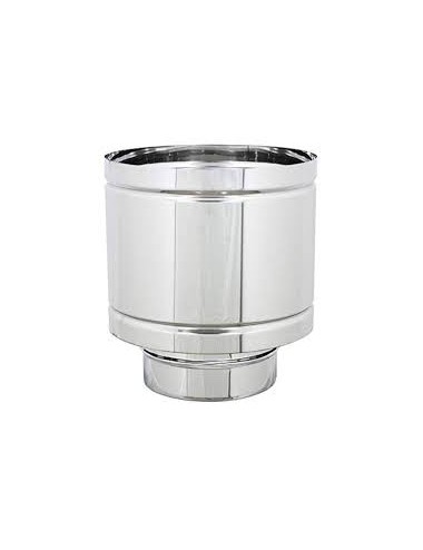 Terminale fumaiolo 4 venti coib.d.80 inox aisi 316l