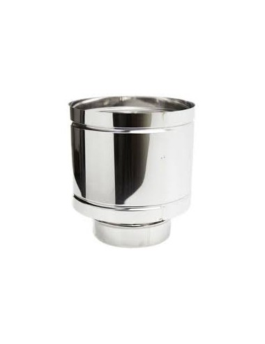 Terminale fumaiolo 4 venti d.80 inox aisi  316l