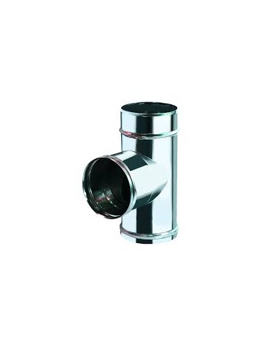 Te inox d.100(allacciamento)aisi 316l