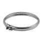 Fascetta di bloccaggio d.100 inox