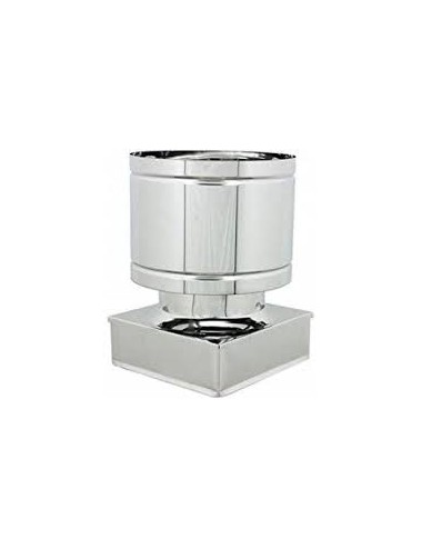 Terminale fumaiolo 4 venti coib.d.250 inox aisi 316l