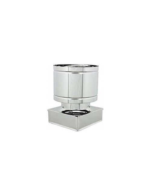 Terminale fumaiolo 4 venti coib.d.250 inox aisi 316l