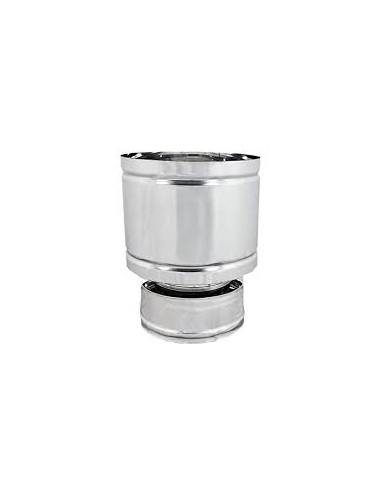 Terminale fumaiolo 4 venti d.250 inox aisi 316l