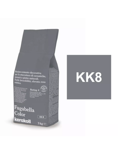 Fugabella color kk 8  - 3 kg (grigio ferro)