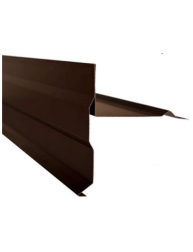 scossalina sottotegola / testa di moro /  sviluppo 415 / lamiera preverniciata