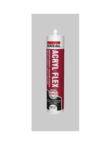 Silicone acrilico bianco soudal acryl flex white 300ml