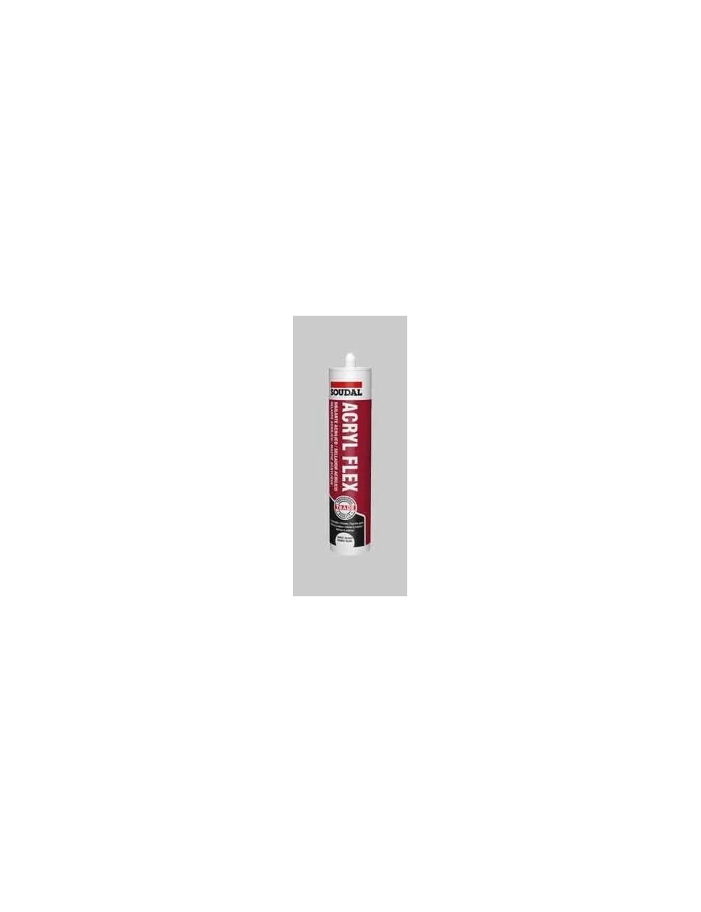 Silicone acrilico bianco soudal acryl flex white 300ml
